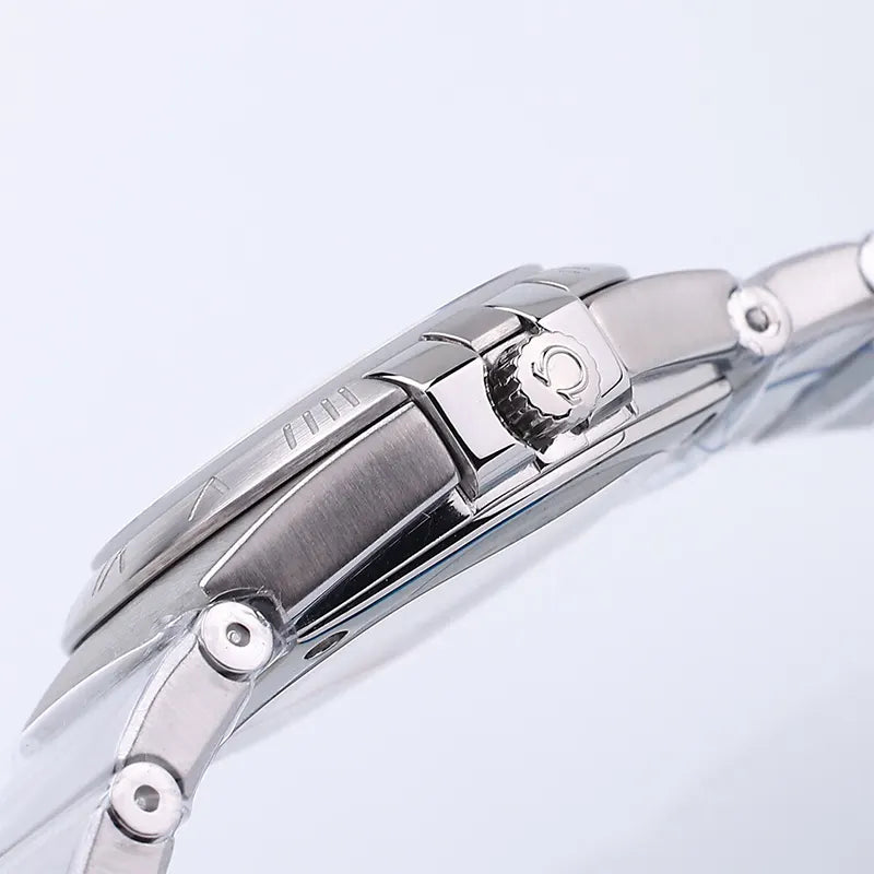 Omega Mother Pearl Gold Watch - Hình 2