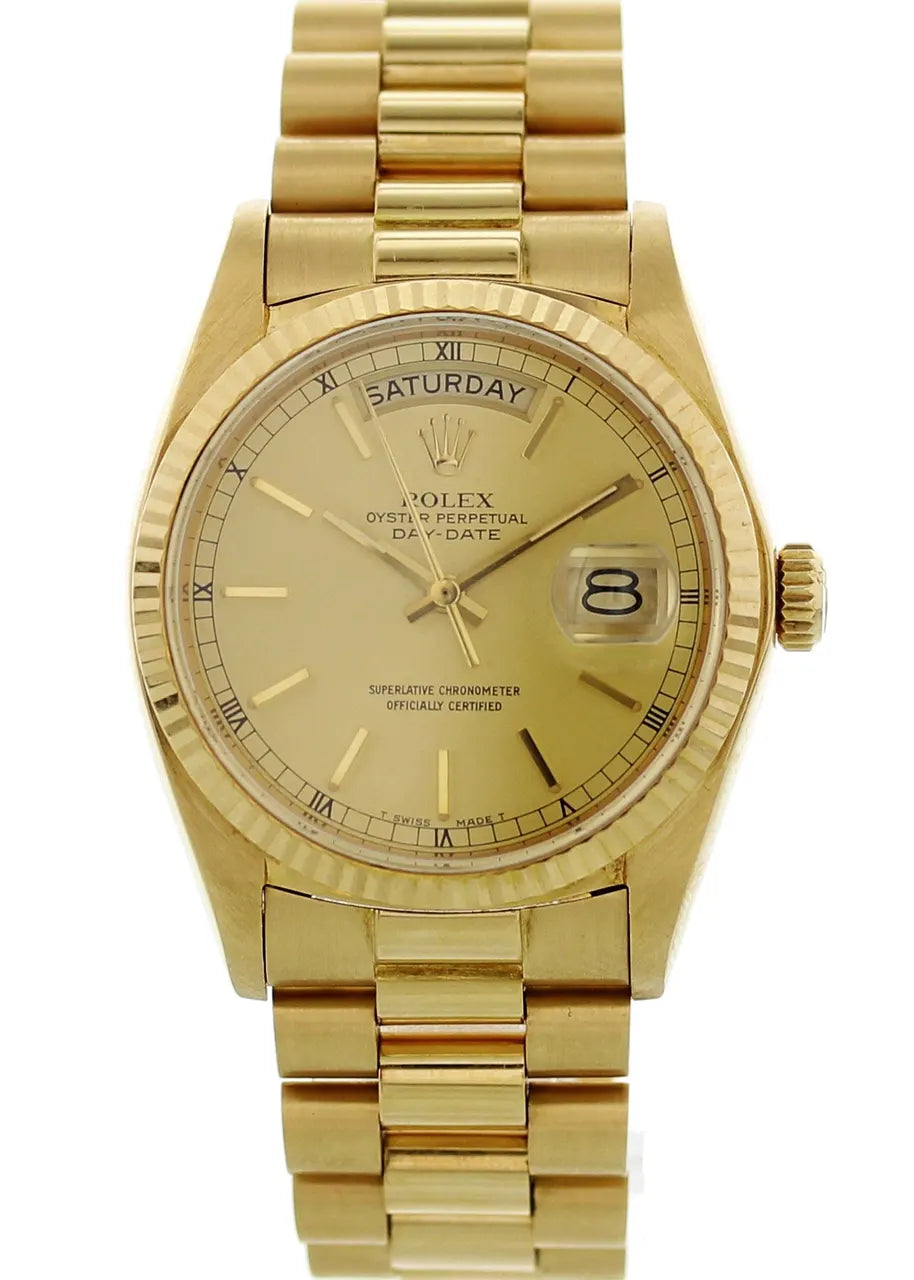Rolex Day-Date Gold dial - Hình 2
