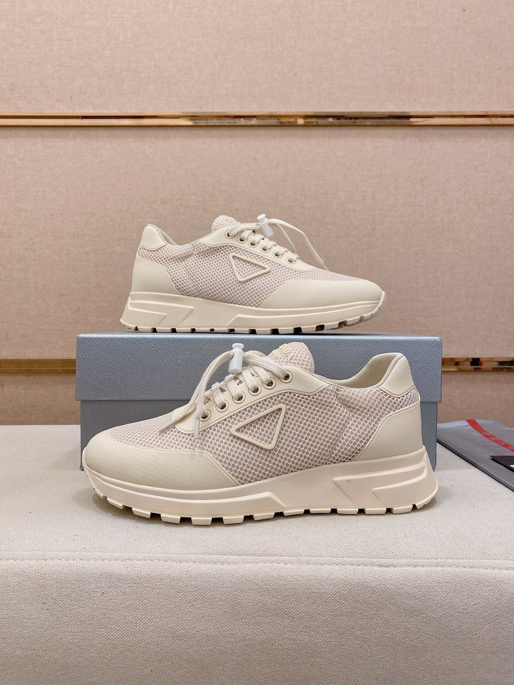 Prada Knit Low-Top Sneakers — front